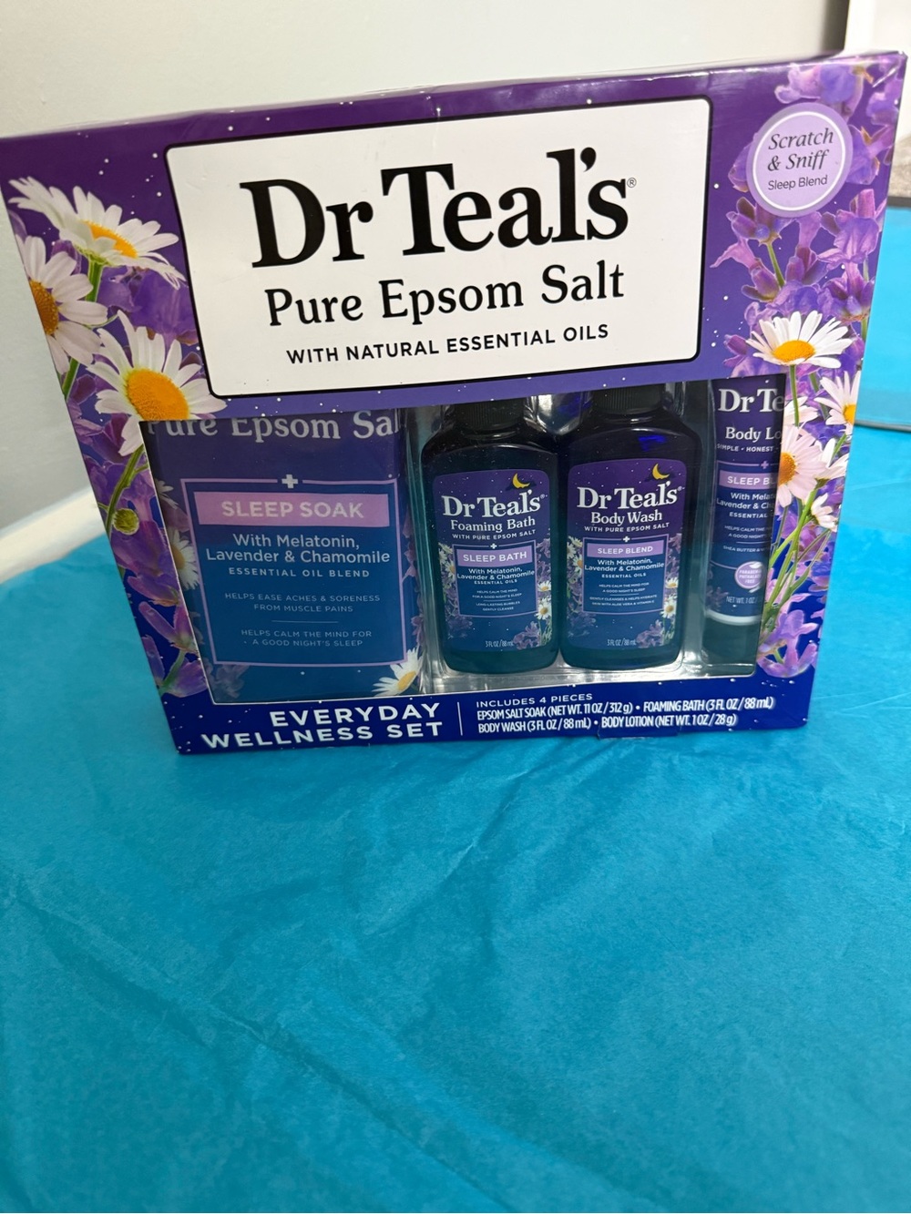 Dr Teal's Sleep Blend Epsom Salt & Body Care Set - Purple